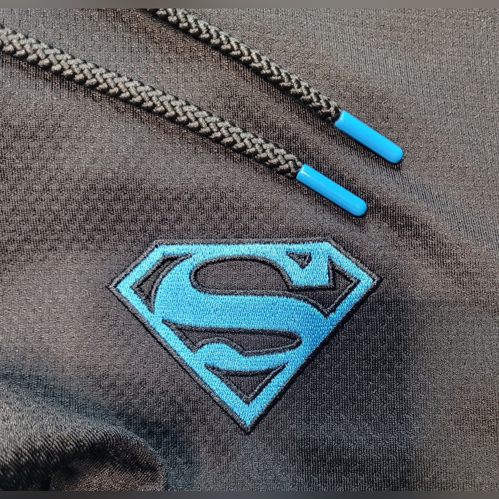 DC Comics Superman Logo Zip-Up Hoodie Jacket Size Large - Picture 6 of 14
